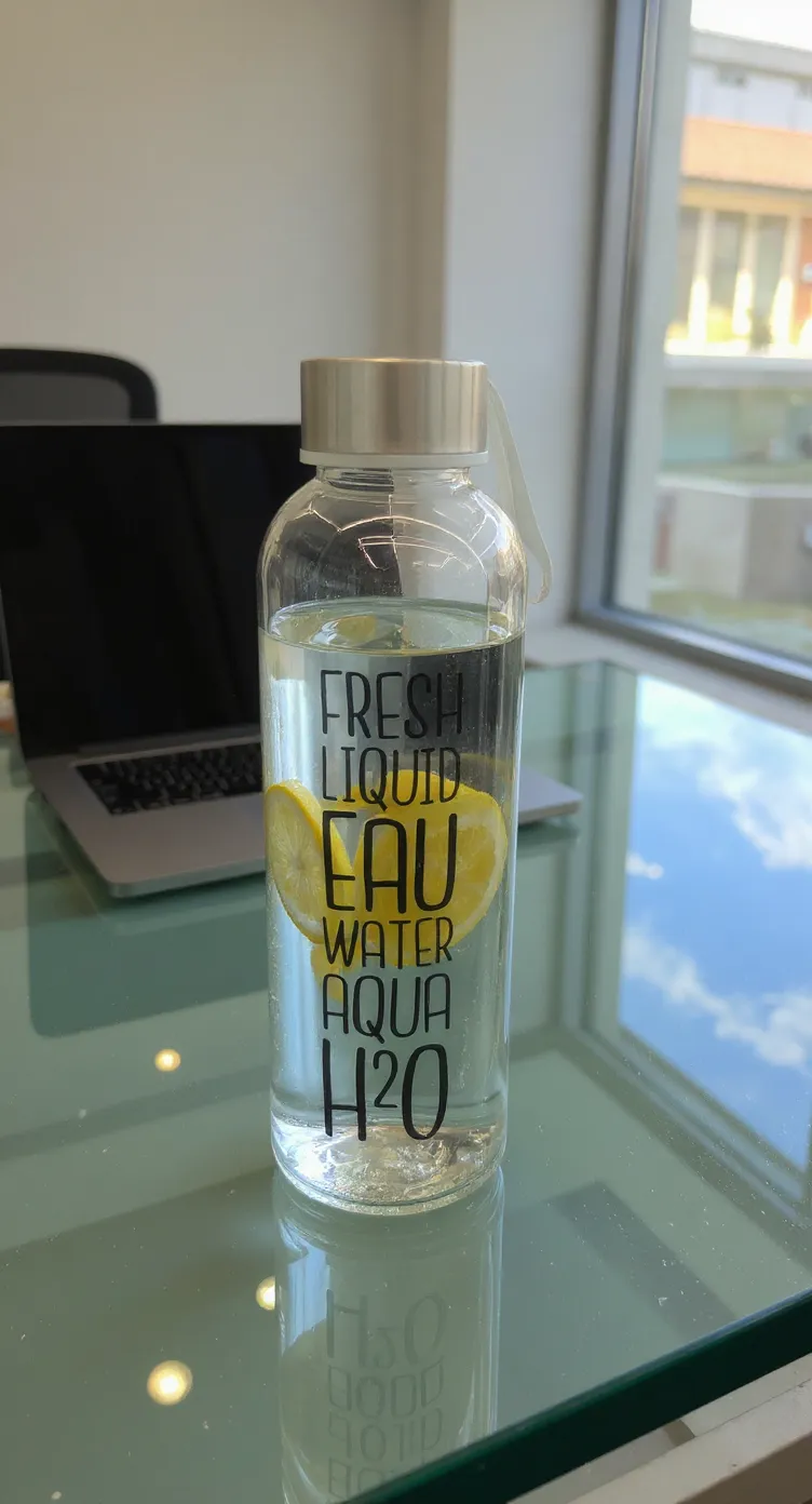 Fresh Liquid Glass Bottle