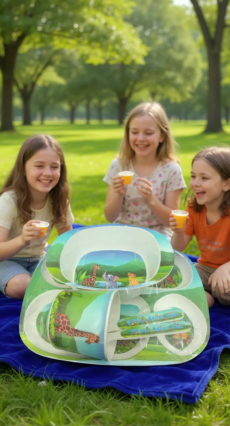 Wild Animals Dinnerware Set For Kids