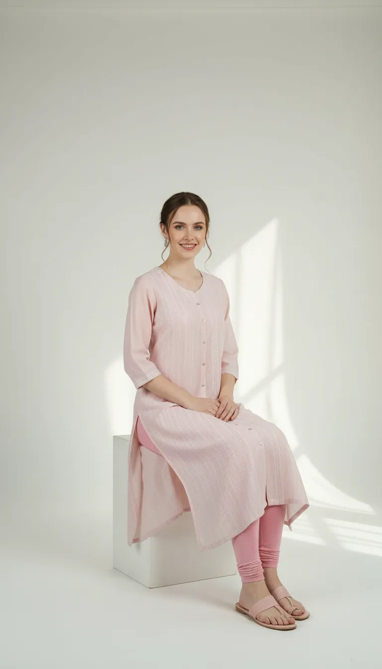 Light Pink Kurti