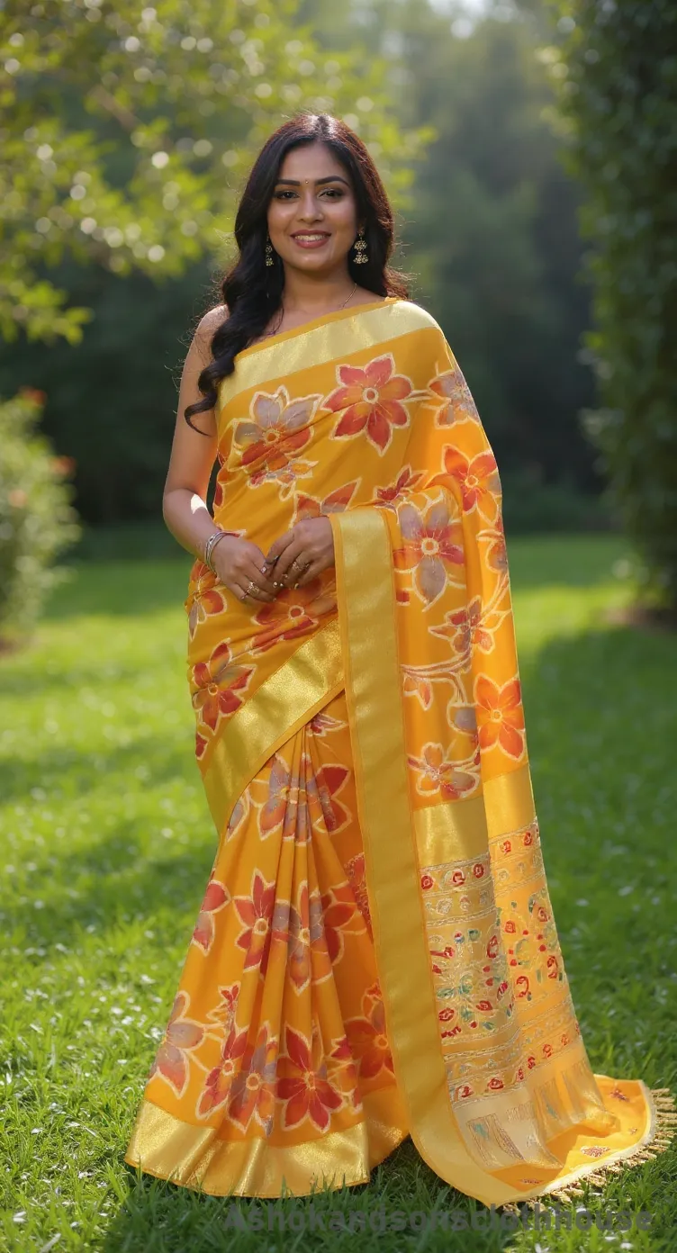 Floral Saree