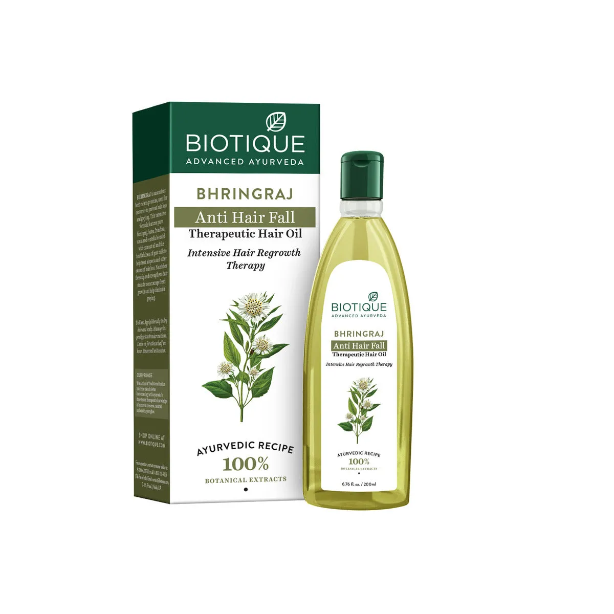 Biotique Bhringraj Anti Hair Fall Therapeutic Hair Oil 200 ml