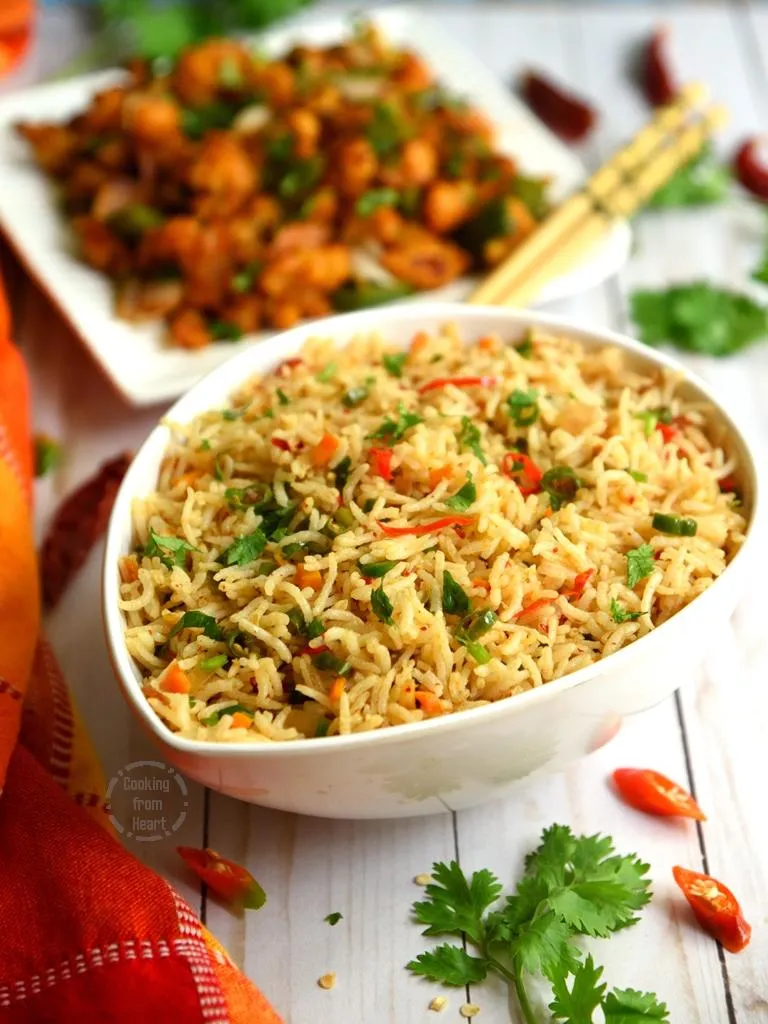 Veg Chilli Garlic Fried Rice