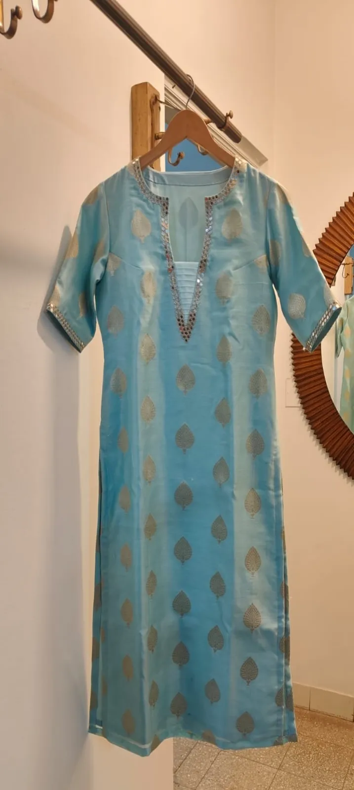 Embroidered Tunic Dress view 2