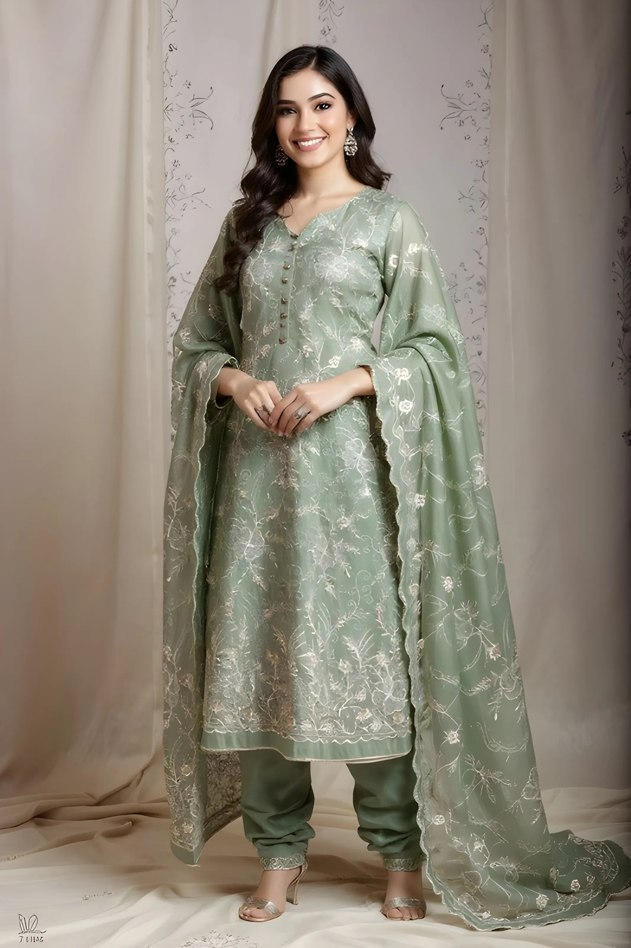 Embroidered Dupatta