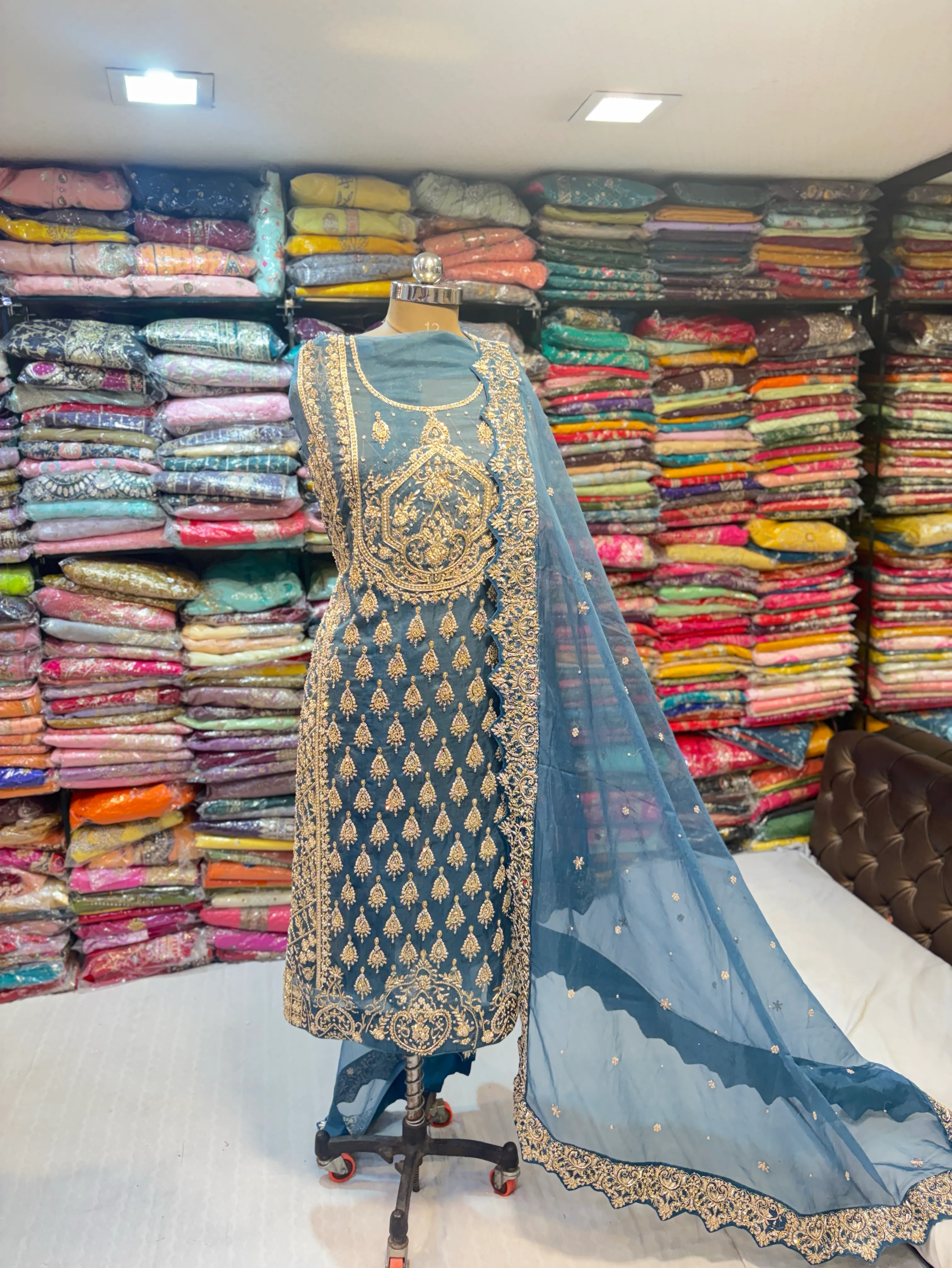 Handwork Pakistani Suit view 2