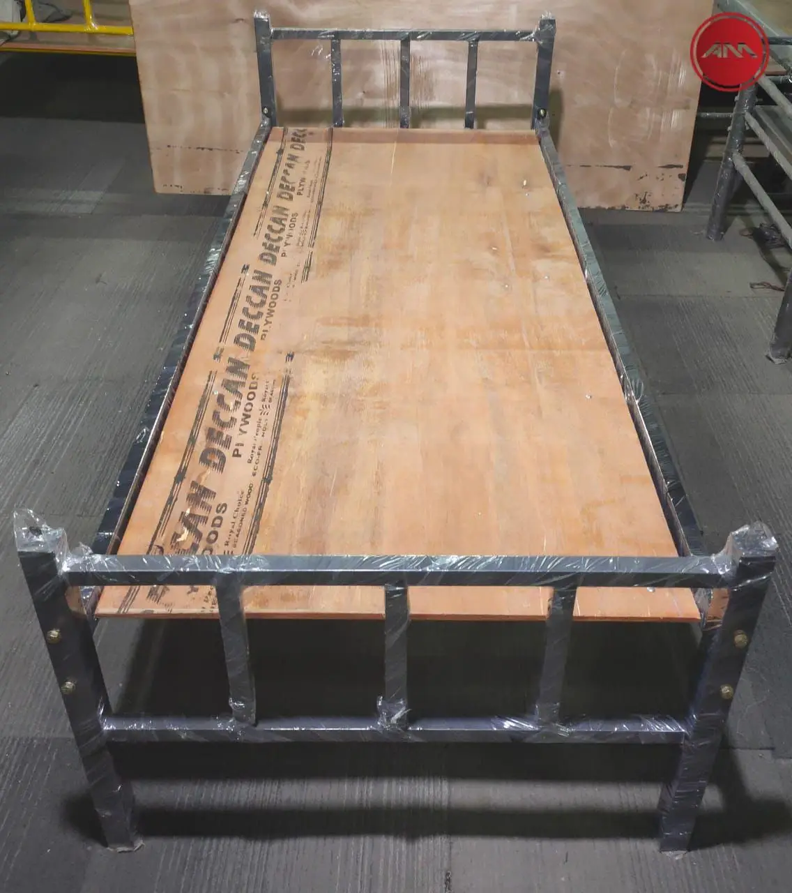 Wrought iron single cot view 3