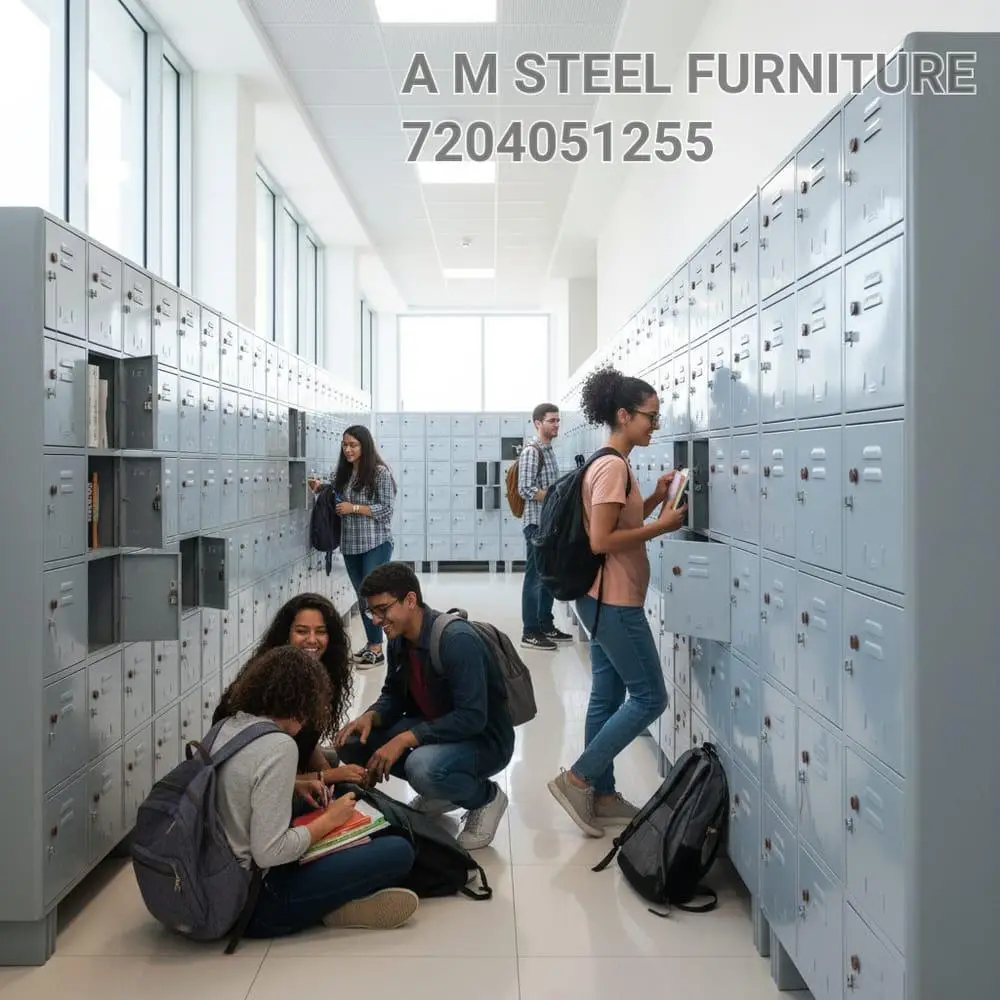 18 LOCKER STORAGE CABINETS view 5