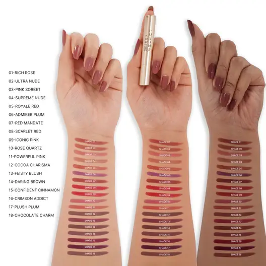 Swiss Beauty High on Shine Lipstick view 3
