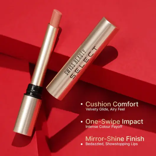 Swiss Beauty High on Shine Lipstick view 5