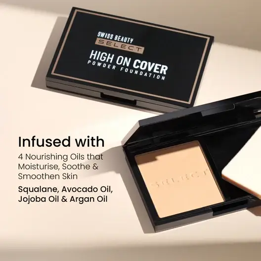 Swiss Beauty Select High On Cover Powder Foundation view 4
