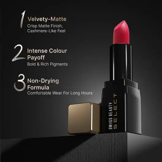 SWISS BEAUTY Select Dare To Matte Lipstick view 3