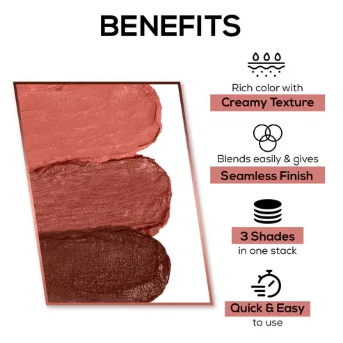 RENEE Glam Stack 3-In-1 Lip & Cheek Tint view 2