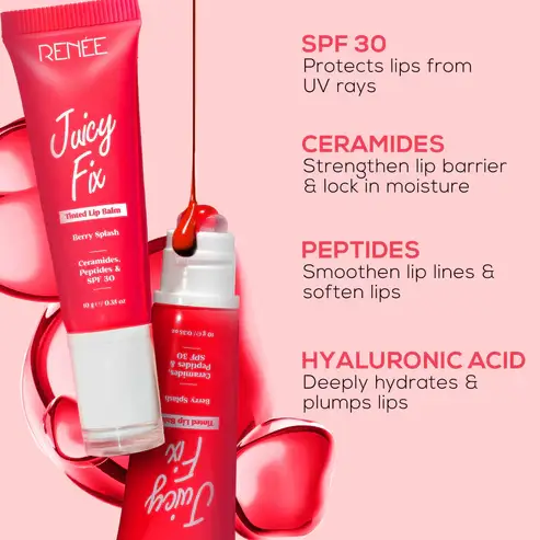 RENEE Juicy Fix Tinted Lip Balm With SPF 30 view 4