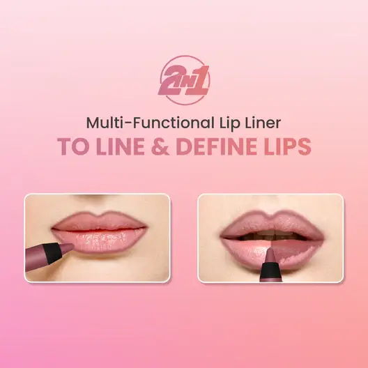 Swiss Beauty Two in One Lip Liner & Lip Filler view 3