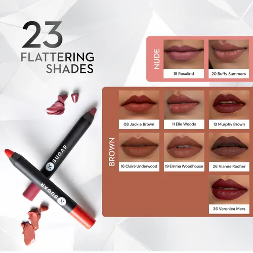 SUGAR Matte As Hell Crayon Lipstick view 4
