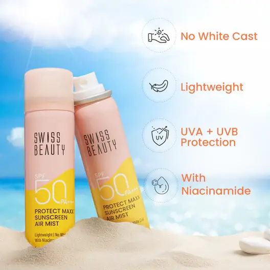 Swiss Beauty Protect Maxx Sunscreen Air Mist  view 3