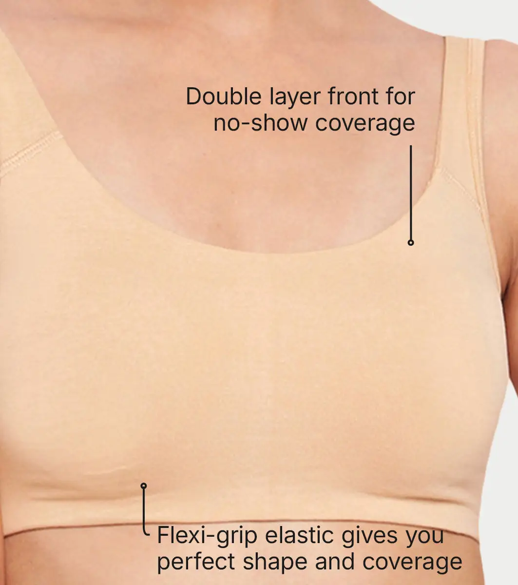 Enamor Low Impact Women's Cotton Everyday Sports Bra view 4