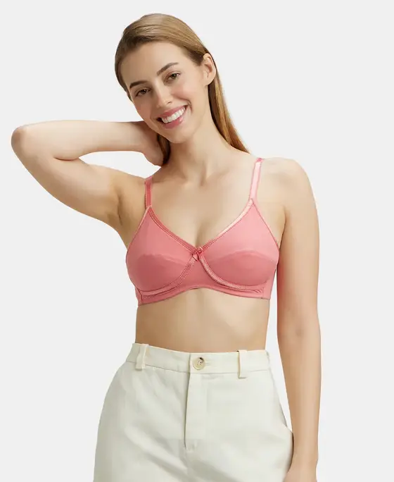 Wirefree Non Padded Medium Coverage Cross Over Everyday Bra- 1242 view 2