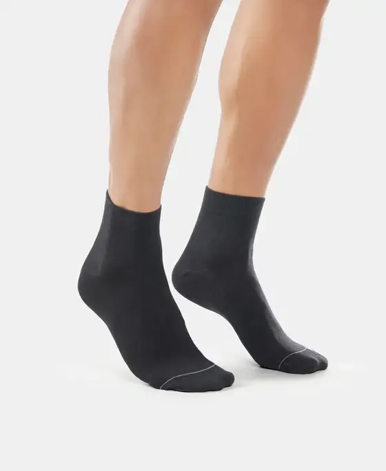 Jockey Modal Cotton Elastane Stretch Ankle Length Socks - 7396 view 2