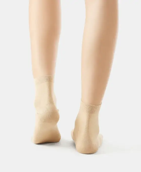 Jockey Compact Cotton Stretch Toe Socks - 7487 (Pack of 2) view 3