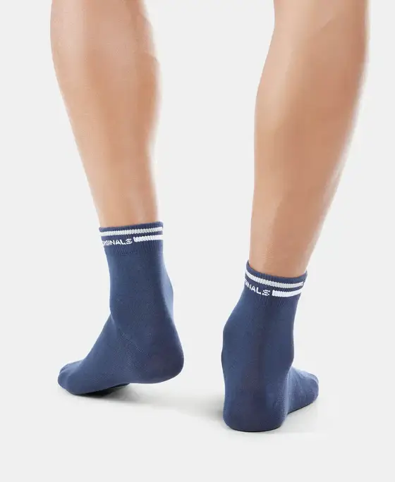 Jockey Compact Cotton Elastane Stretch Ankle Length Socks - 7002 view 4