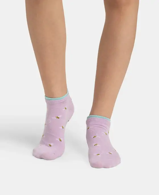 Jockey Compact Cotton Stretch Low Show Socks - 7480 (Pack of 2) view 3