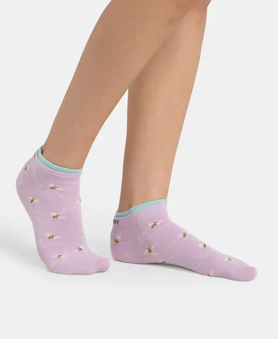 Jockey Compact Cotton Stretch Low Show Socks - 7480 (Pack of 2) view 4