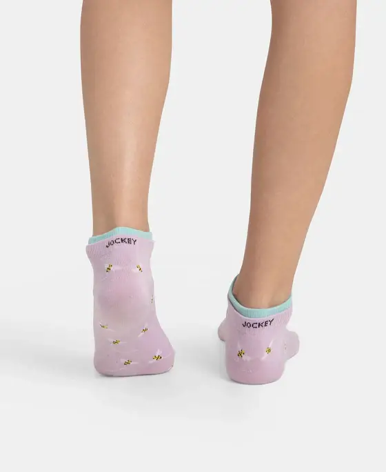Jockey Compact Cotton Stretch Low Show Socks - 7480 (Pack of 2) view 5