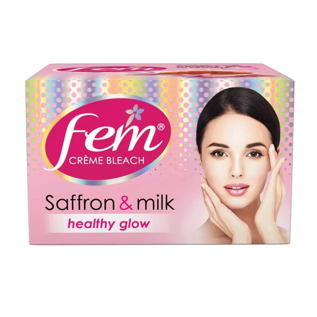 Fem Saffron & Milk Healthy Glow Creme Bleach