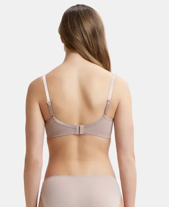 Wirefree Non-Padded Full Coverage Everyday Bra with Concealed Shaper Panel - FE41 view 5