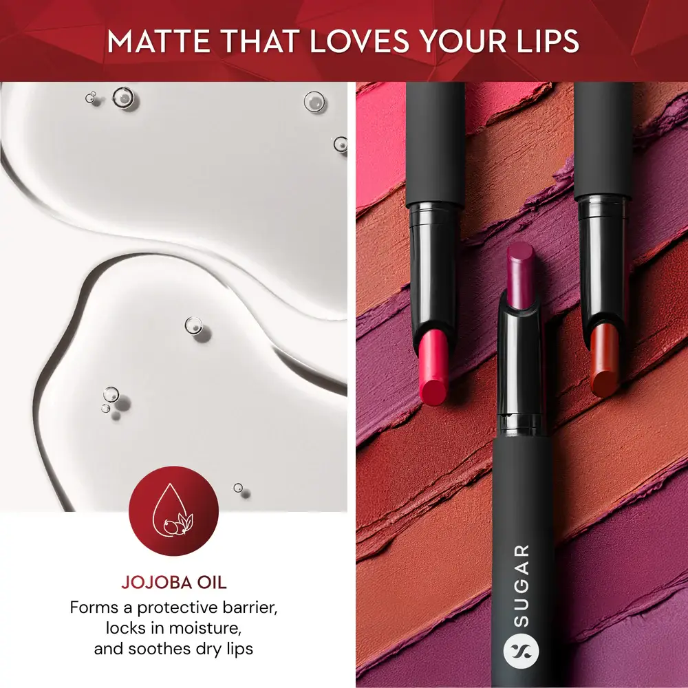 SUGAR Matte Attack Transferproof Lipstick view 3