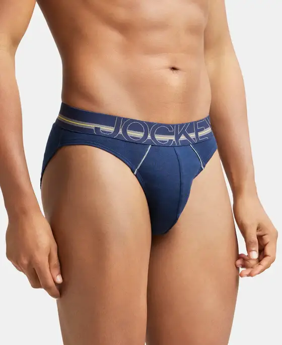 Jockey Solid Brief with Ultrasoft Waistband (Pack of 2) - US17 view 3