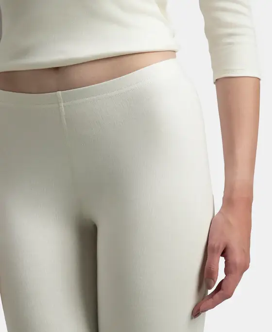 Jockey Women Cotton Rich Brushed Fabric Thermal Leggings with StayWarm Technology - 2544 view 2