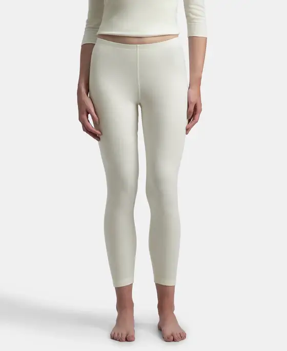 Jockey Women Cotton Rich Brushed Fabric Thermal Leggings with StayWarm Technology - 2544 view 4