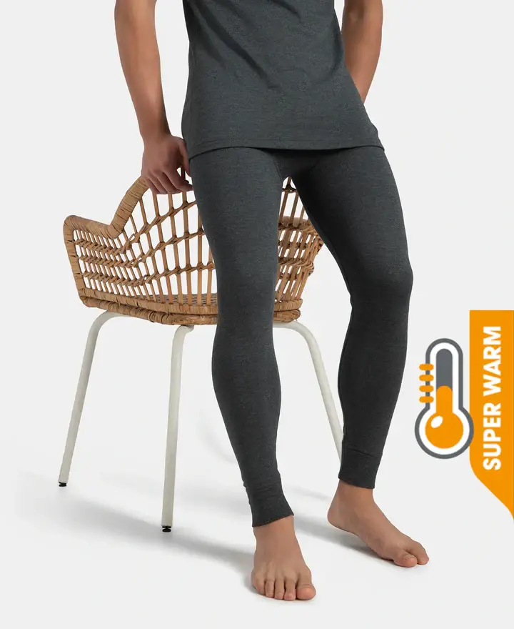 Jockey Men Cotton Rich Brushed Fabric Thermal Long John with StayWarm Technology - 2421 view 2