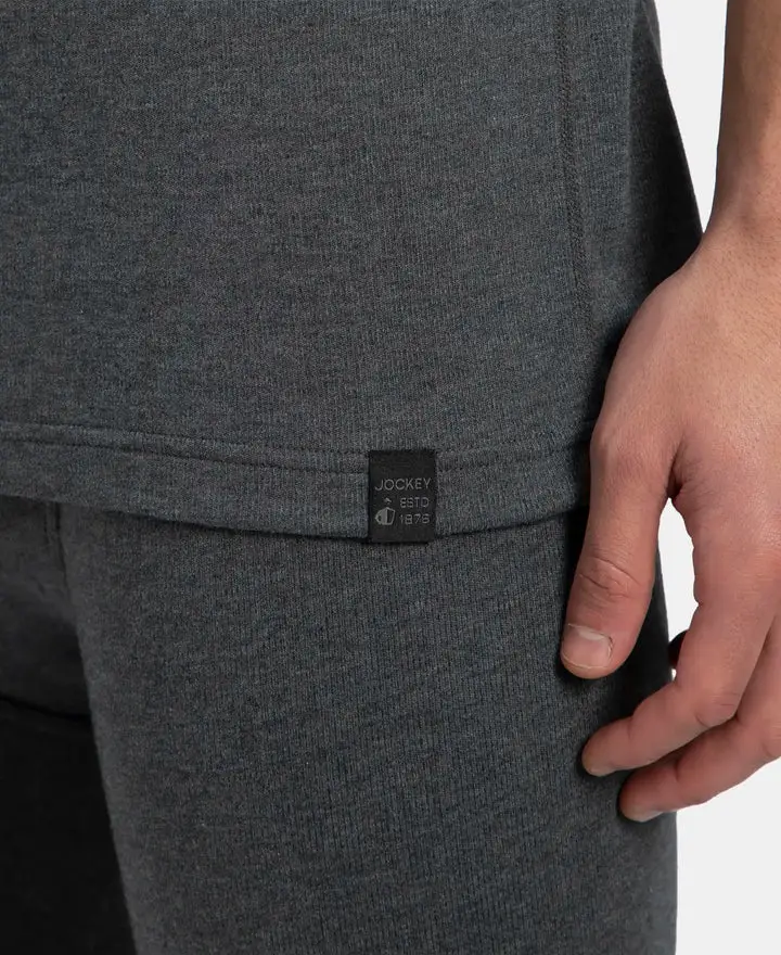 Jockey Men Cotton Rich Brushed Fabric Half Sleeved Thermal Undershirt with StayWarm Technology - 2402 view 5