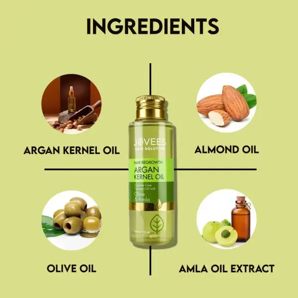 Jovees Hair Regrowth Argan Kernel Oil view 3