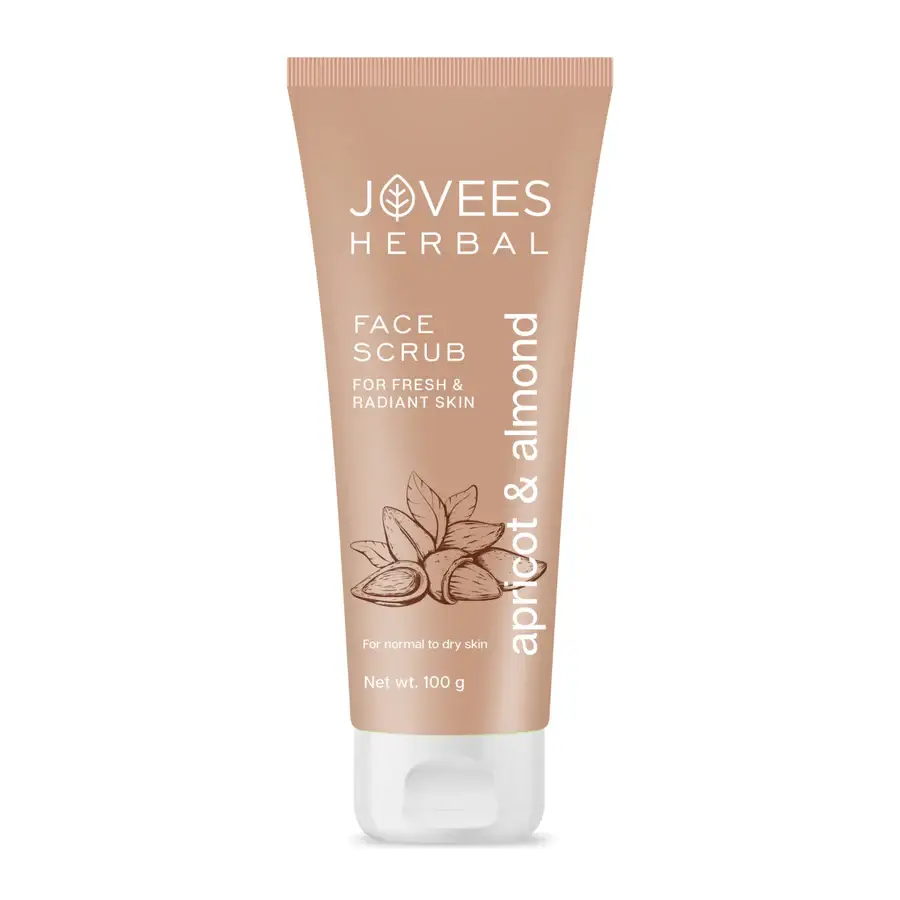 Jovees Apricot & Almond Face Scrub Infused With Wheatgerm Oil