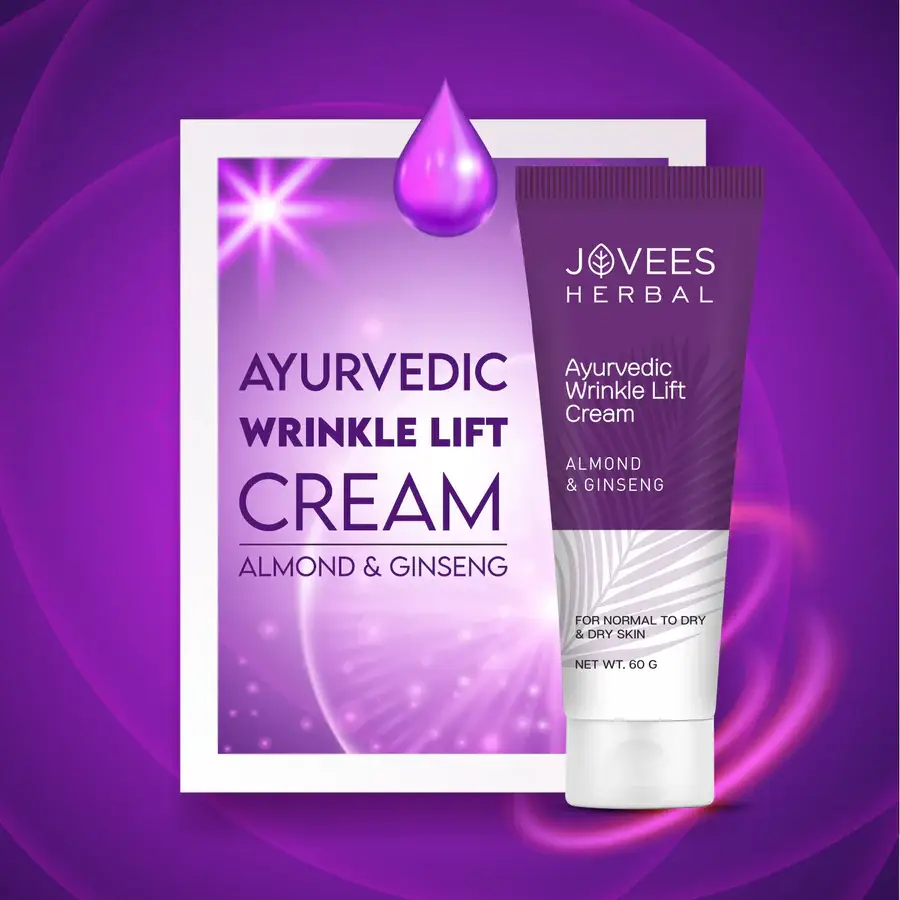 Jovees Ayurvedic Wrinkle Lift Face Cream With Almond & Ginseng