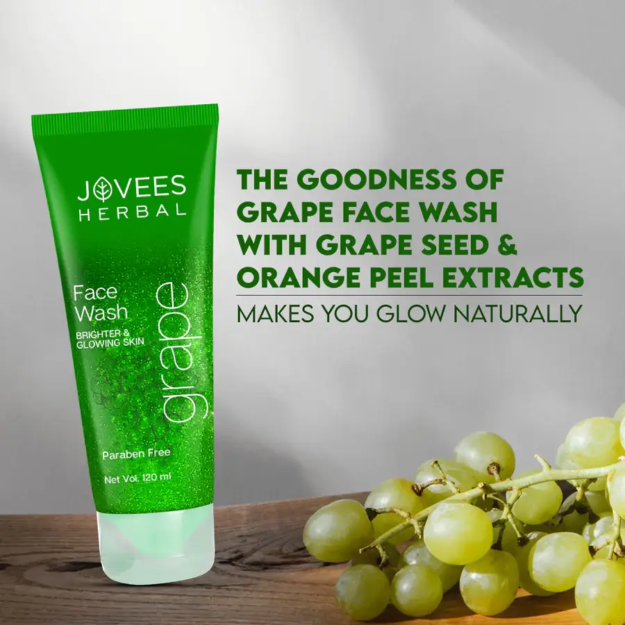 Jovees Grape Face Wash With Grape Seed & Orange Peel Extracts  view 4