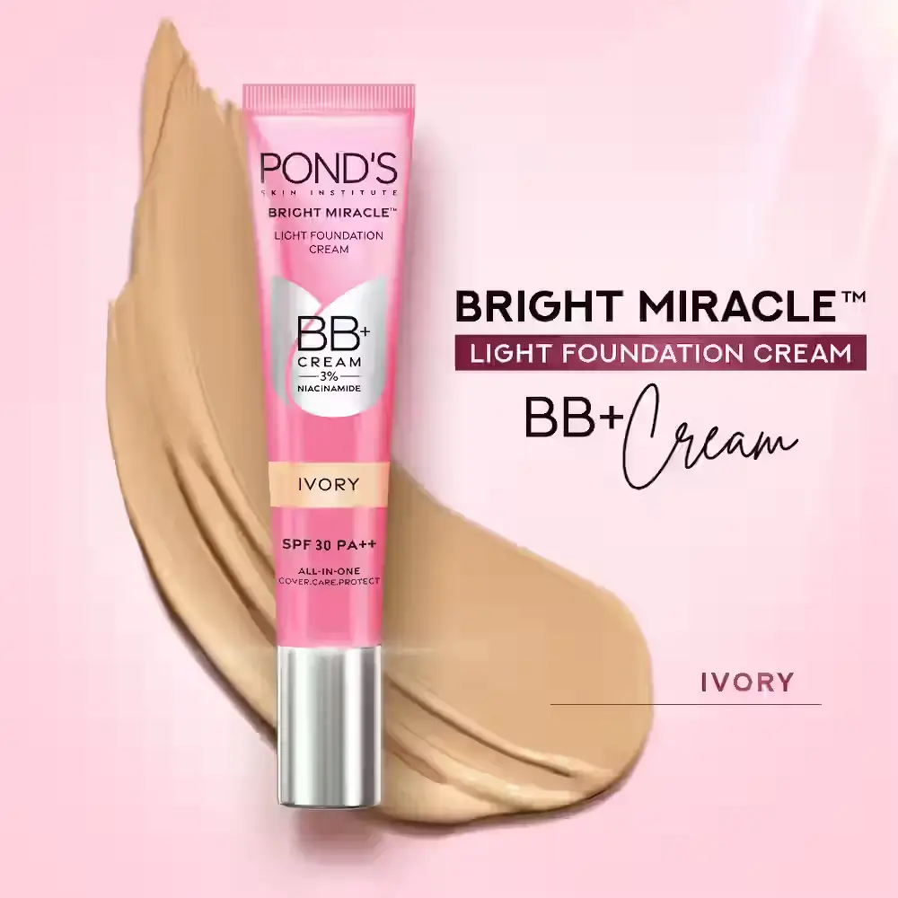 PONDS Bright Miracle BB Cream 18 G AVAILABLE SHADES IVORY  view 3