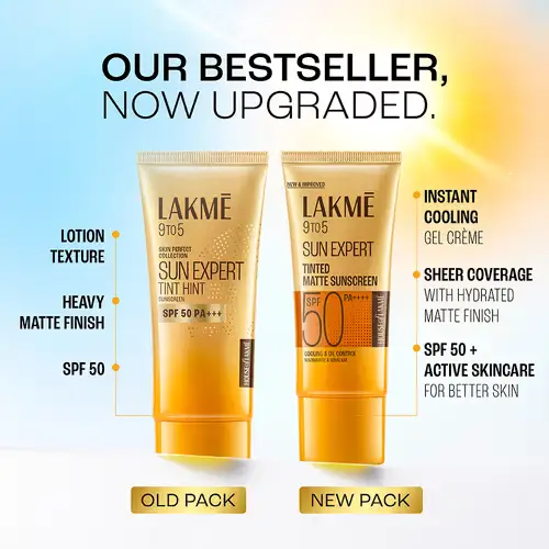 Lakmé 9 to 5 Sun Expert Tinted Matte Sunscreen SPF 50  50 ML 