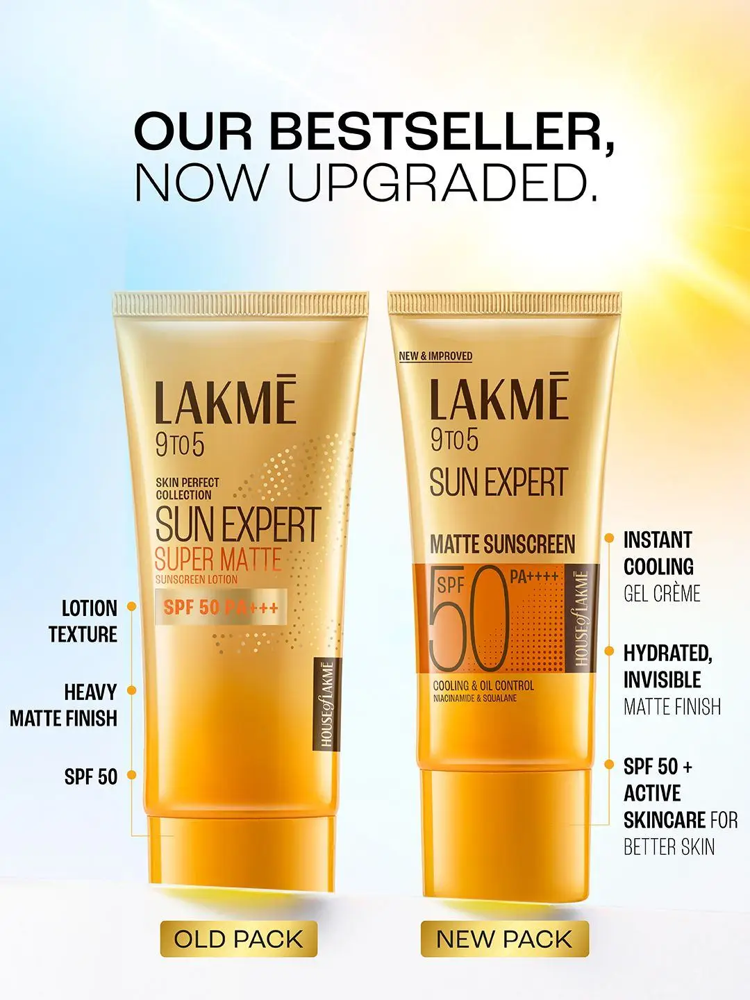 Lakmé 9 to 5 Sun Expert Super Matte Sunscreen SPF 50  50 ML