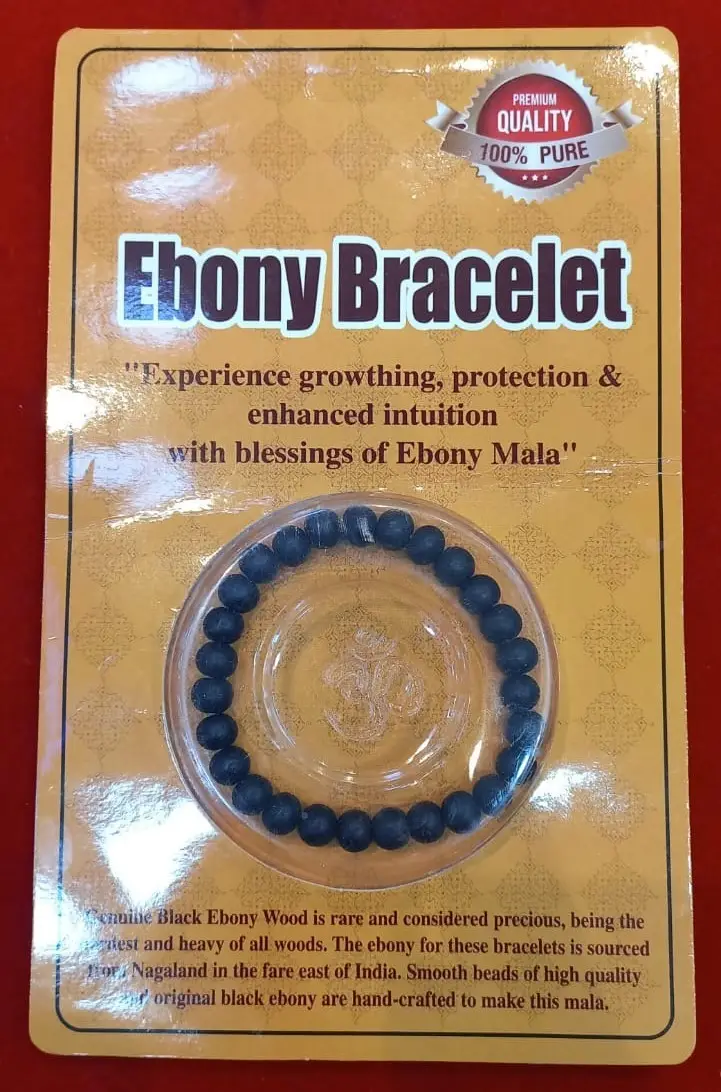 Karungali Bracelet Pure Black Original Siddh & Energised A+++ Quality view 3