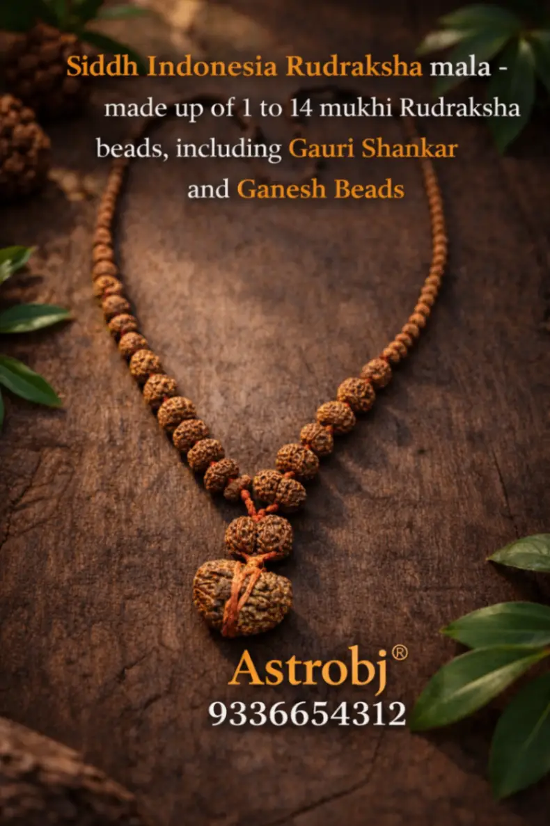 Siddh Indonesia Rudraksha Mala view 3