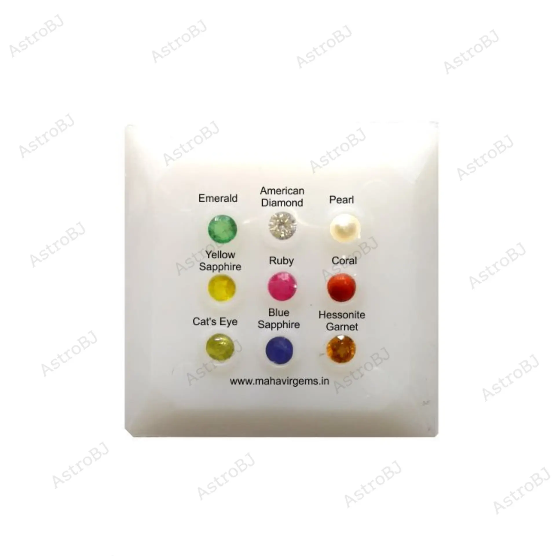 "Navgrah" 9 Grah Ratan Gemstones (For Pooja, Vastu) view 5