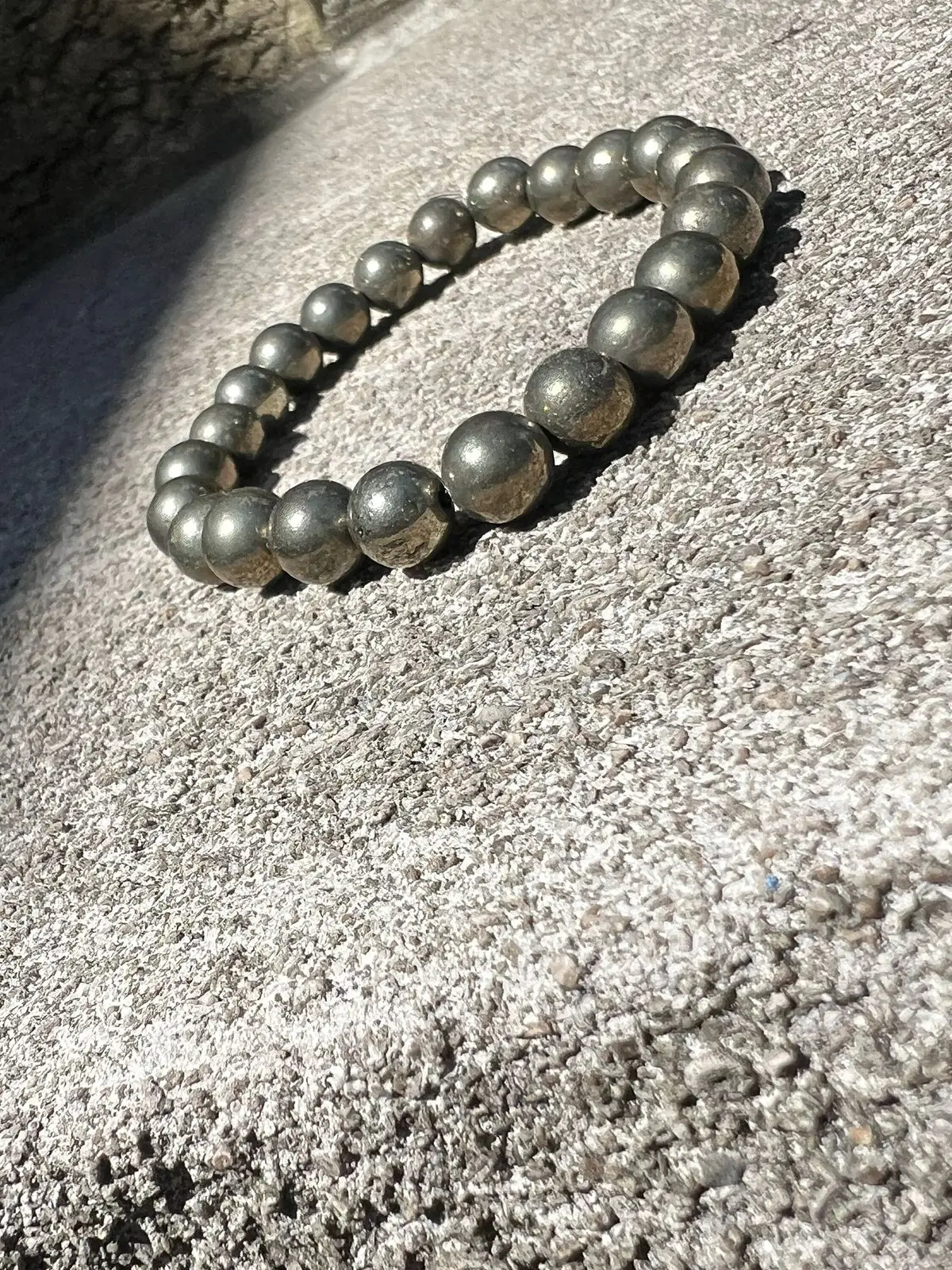 Pyrite Bracelet Original Beads view 5