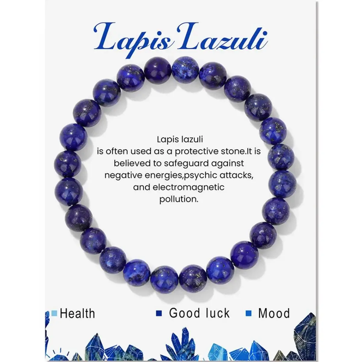 Lapis Lazuli Bracelet "Lajwart Bracelet" view 4