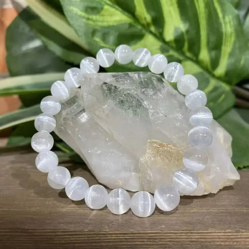 Selenite Bracelet view 4