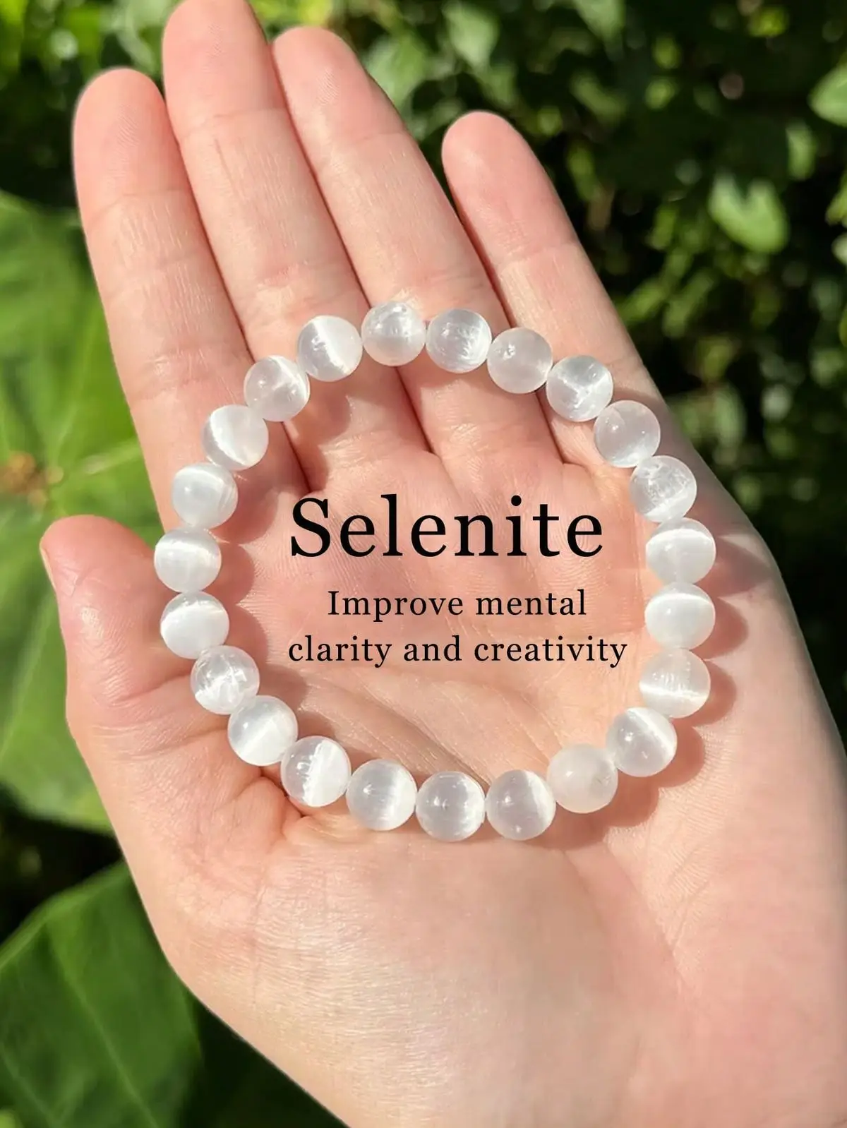 Selenite Bracelet view 5